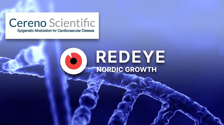 Cereno Scientific meddelar att Redeye initierar aktieanalysbevakning av bolaget