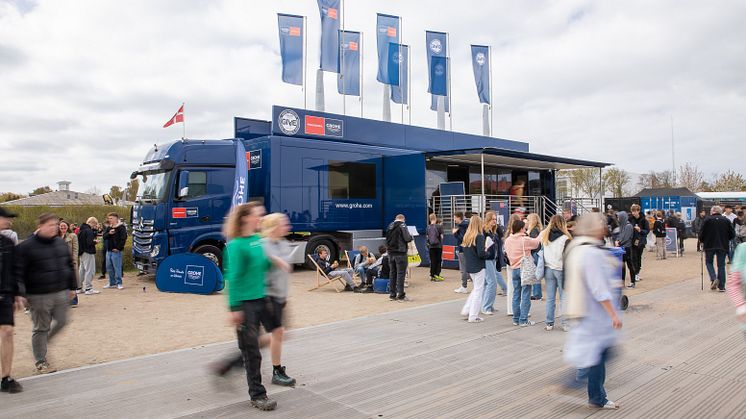 GROHE GIVE truck på Skills DK Høng 2022