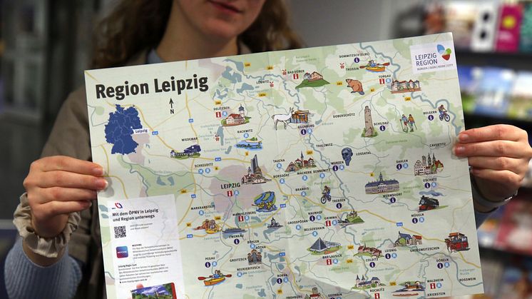 Alles auf einen Blick mit der Übersichtskarte der Leipzig Region - Foto: Andreas Schmidt
