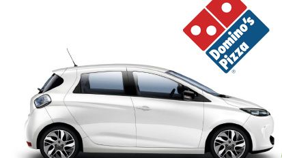 DOMINO'S PIZZA VELGER ELEKTRISKE RENAULT ZOE