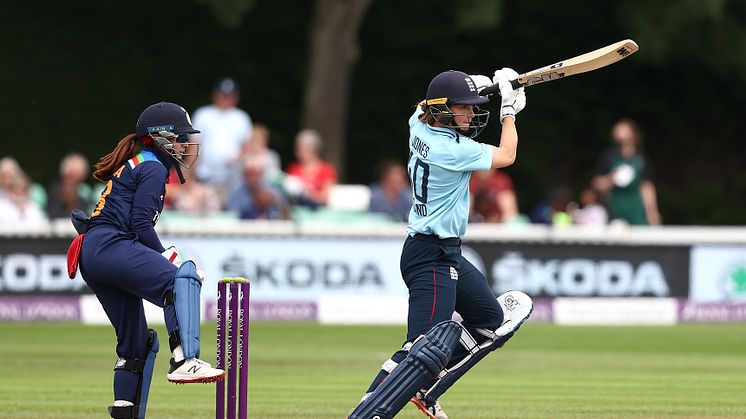 Amy Jones made her fiftieth ODI cap on Sunday. Photo: Getty Images