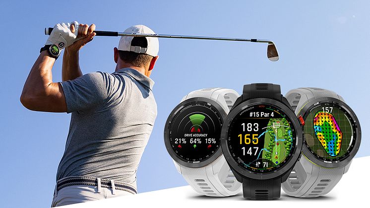Få mer ut av ditt golfspel med vår Approach S70 smartwatch för golf. Den finns tillgänglig i två storlekar och har en ljusstark AMOLED-skärm samt förbättrad analys av ditt golfspel.