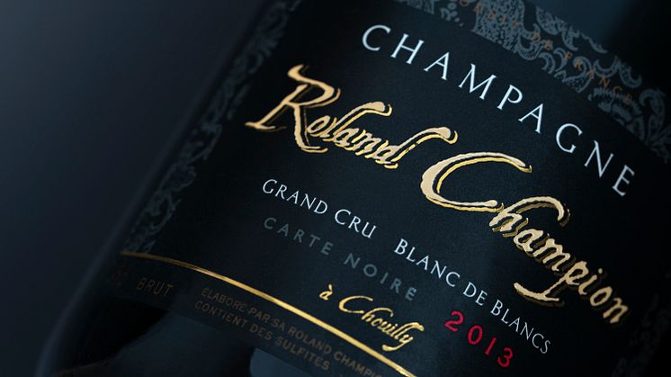 Roland Champion Carte Noire 2013 Grand Cru från hjärtat av Chouilly mitt i Côte des Blancs