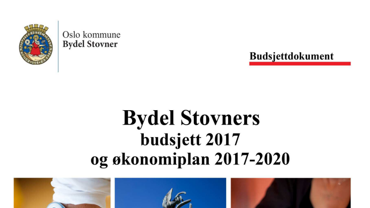 Budsjett Bydel Stovner 2017