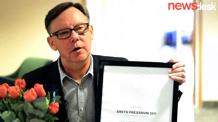 Årets Presserom 2011 - Intervju med Anders Sverke