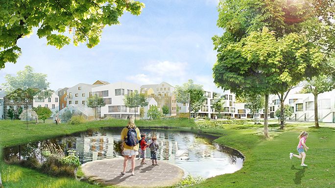 Södra Ladugårdsängen växer fram – snart startskott för ny stadsdel