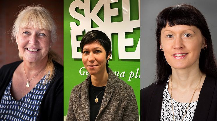 Kicki Krane, Sara Sjölin och Ida Lindh.