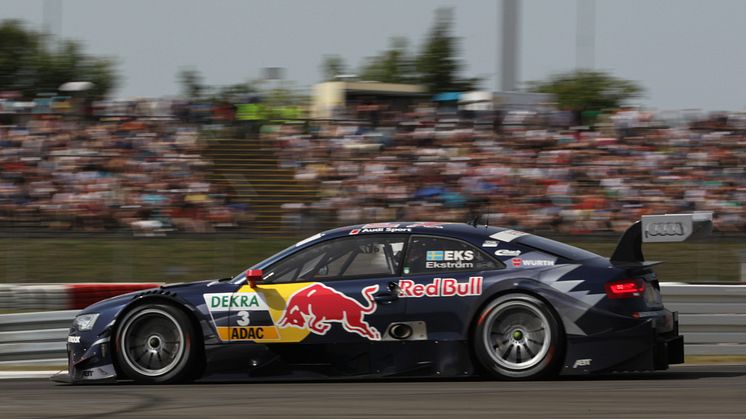 En Audi på pallen men Ekström blev poänglös i DTM