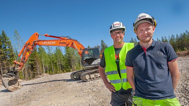 Örnsköldsviksborna Ronnie Andersson och Nicklas Holmgren startade eget och har fått en kanonstart. (Foto: Mats Thorner)