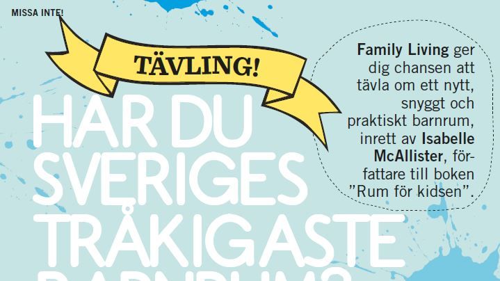 Tävla om chansen att få ett nytt barnrum