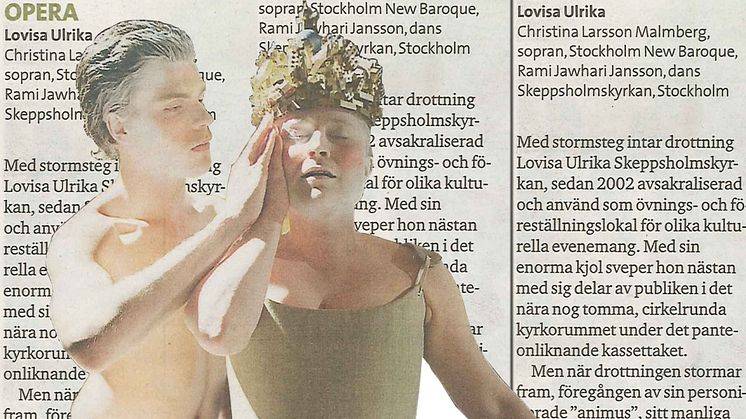 Drottning Lovisa Ulrika intar Confidencens scen