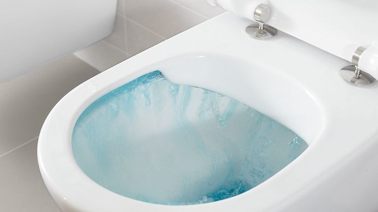 Direct Flush -åpen spylekant for enklere renhold.