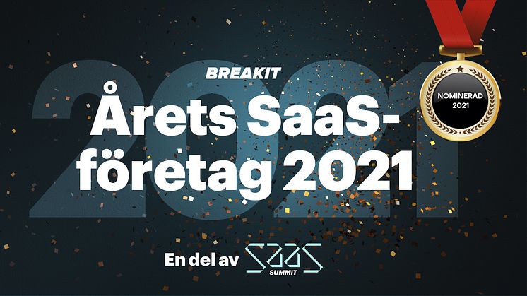 Kontek nominerat till Årets SaaS-företag 2021