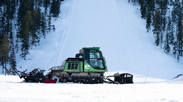 SkiStar tester eltråkkemaskin – først i Skandinavia