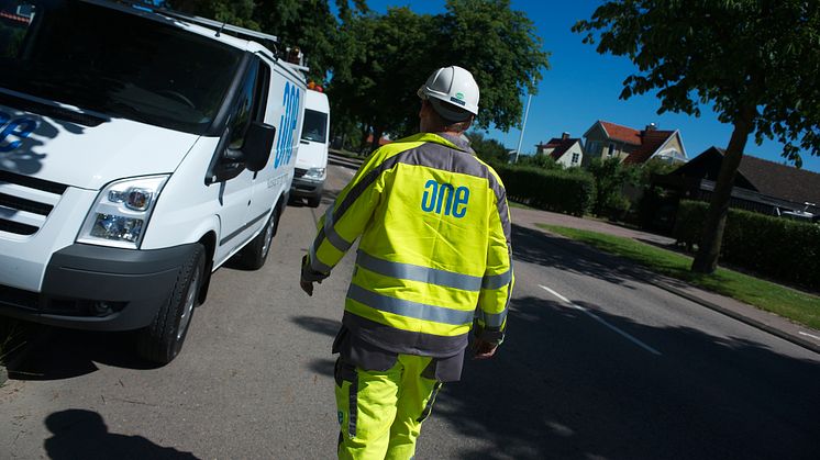 ONE Nordic ansvarar för underhåll av vägbelysning Växjö kommun