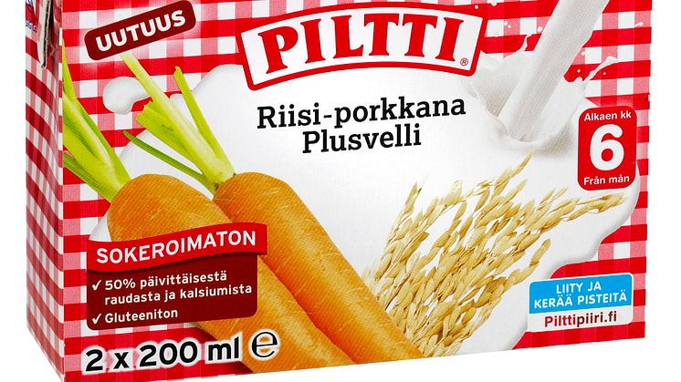 Piltti Riisi-porkkana Plusvelli