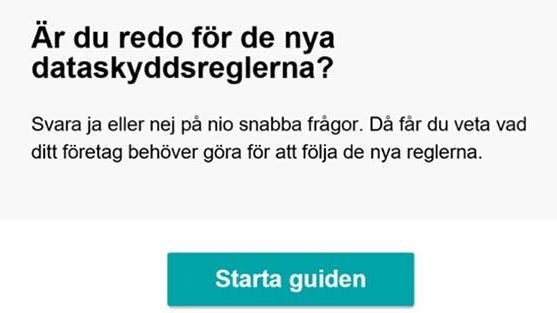 Enkel guide underlättar för företag att följa GDPR