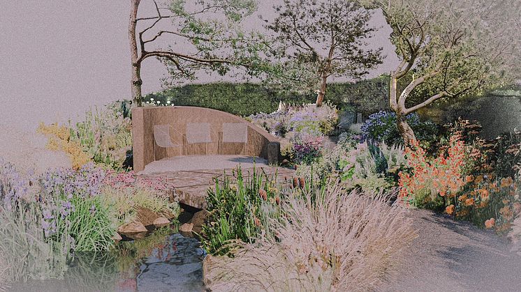 Illustration of the Stroke Association’s Garden for Recovery
