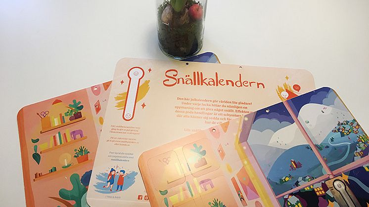 Friends Snällkalender delas ut till HSB Skånes anställda