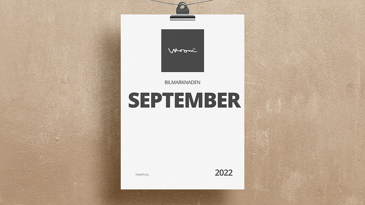 Bilmarknaden september 2022