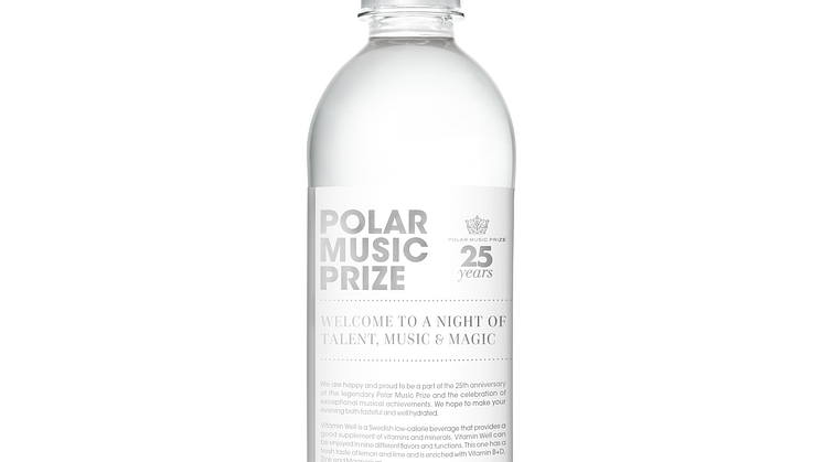 Vitamin Well stolt samarbetspartner till Polar Music Prize 