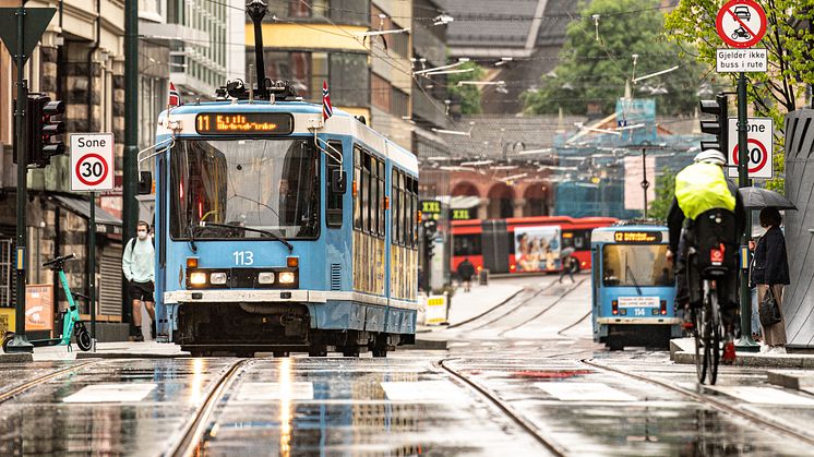 Oppgraderingen av Storgata er en del av det samlede arbeidet med fornyelsen av trikkebyen Oslo. Det gjenstår fortsatt noen arbeider, og prosjektet som helhet er planlagt ferdigstilt i løpet av 2021.