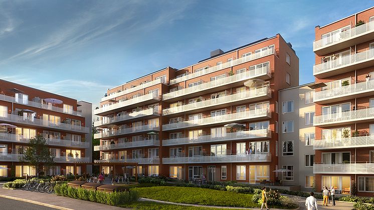 HSB säljstartar 97 lägenheter i Stureby vid tunnelbanan 