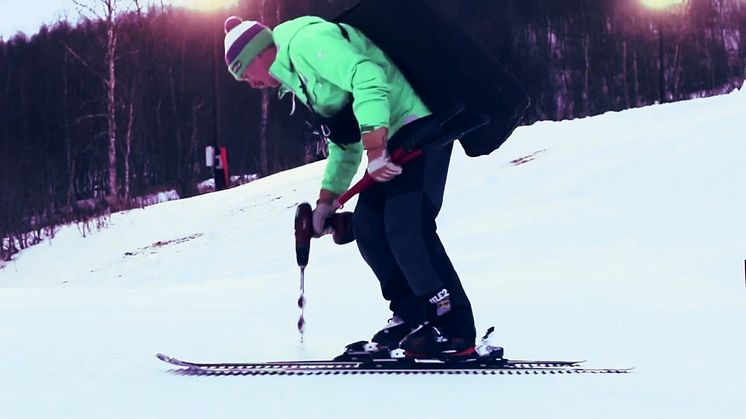 Världseliten i Skicross på plats i Hemavan