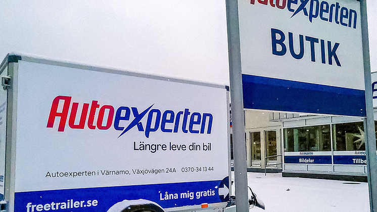 Autoexperten ingår samarbete kring släpvagnar 