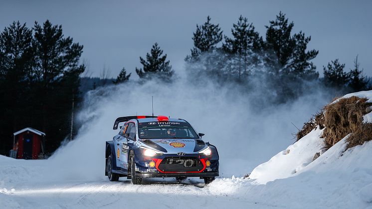 Hyundai Motorsport gick miste om segern i Rally Sweden