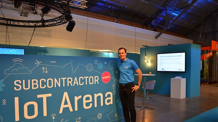 Magnus Mörstam är koordinator för Subcontractor IoT Arena.