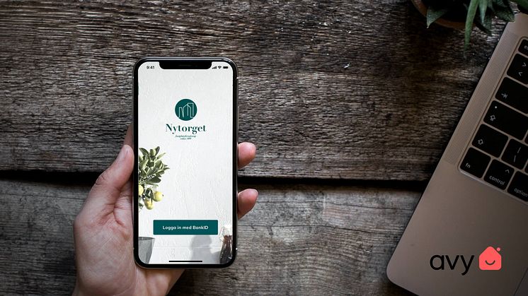 Nytorget Fastigheters boendeapp med bakomliggande teknisk lösning från Avy