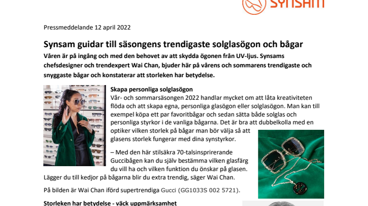Synsam_Sverige_Pressmeddelande_Solglasögon_Bågar_SS2022.pdf