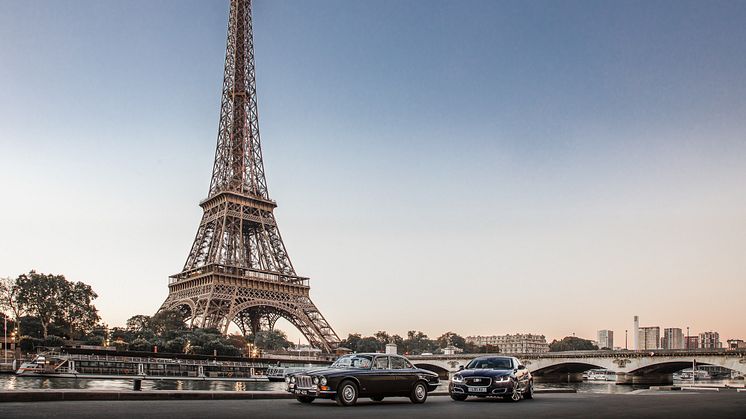 Jaguar feirer fortid, nåtid og fremtid på Paris Motor Show