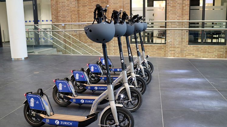 E-Scooter Flotte der Zurich Gruppe Deutschland