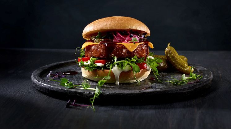 Utfordrer med ny norsk plante-burger