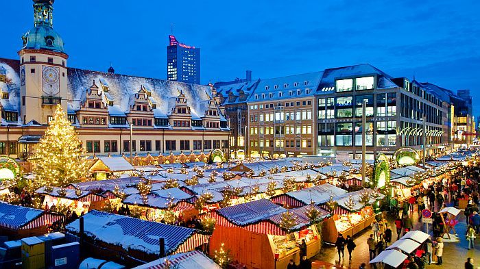 Einer der schönsten Weihnachtsmärkte lockt mit vielen Attraktionen: Leipziger Weihnachtsmarkt 2014