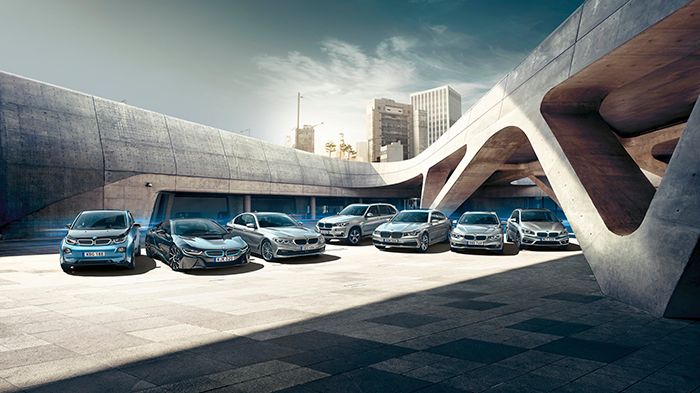 BMWs sju laddbara modeller