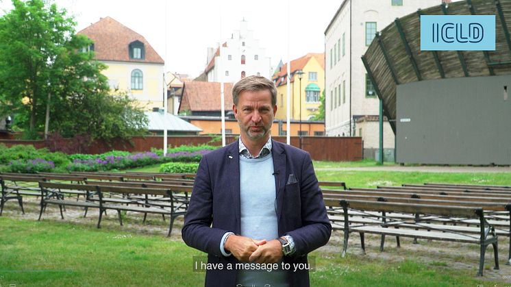 Johan Lilja, generalsekreterare ICLD, i Almedalen 2020