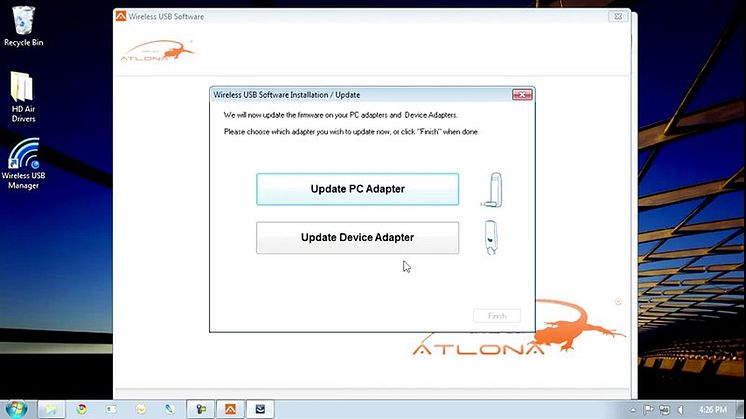 How to Install AT-HDAiR Drivers in Windows 7