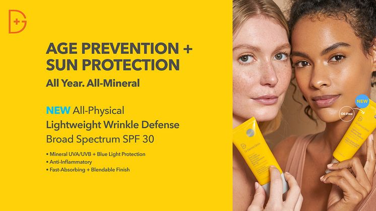 Lansering: All-Physical Lightweight Wrinkle Defense SPFs 30