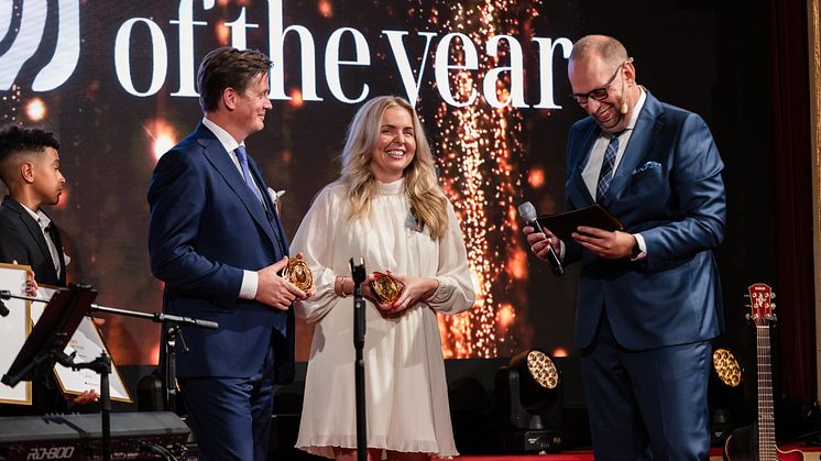 Madelene Törnblom, founder of Maya Delorez, received the Growth Rings in Gold for the global award Founder of the Year category Small Size Companies at the Founders Awards Gala held at Grand Hôtel in Stockholm on September 20.