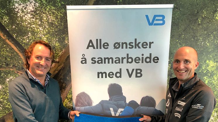 NYE SAMARBEIDSPARTNERE: Daglig leder i VB, Øystein Kjellsen, og generalsekretær i Norges Skiskytterforbund, Morten Djupvik.