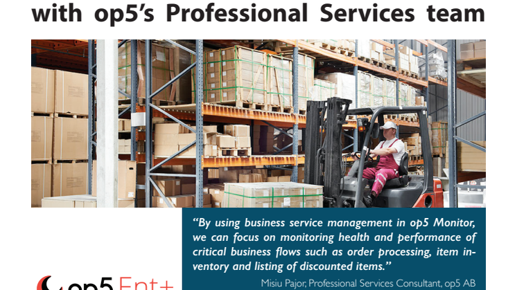 ​op5’s Professional Services team brings monitoring to the next level