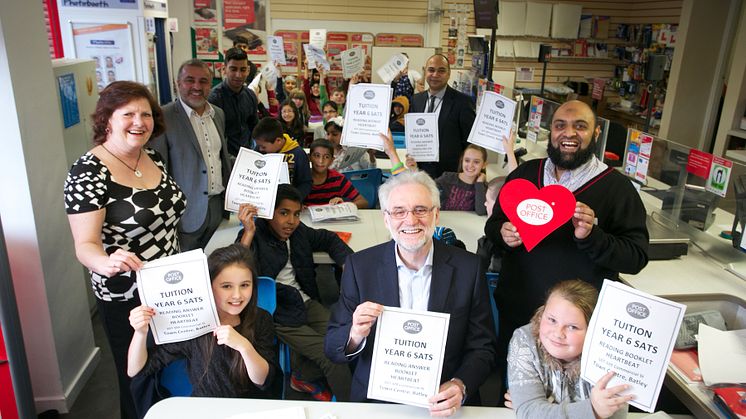 Batley Post Office Launches Homework Club With Mike Wood MP
