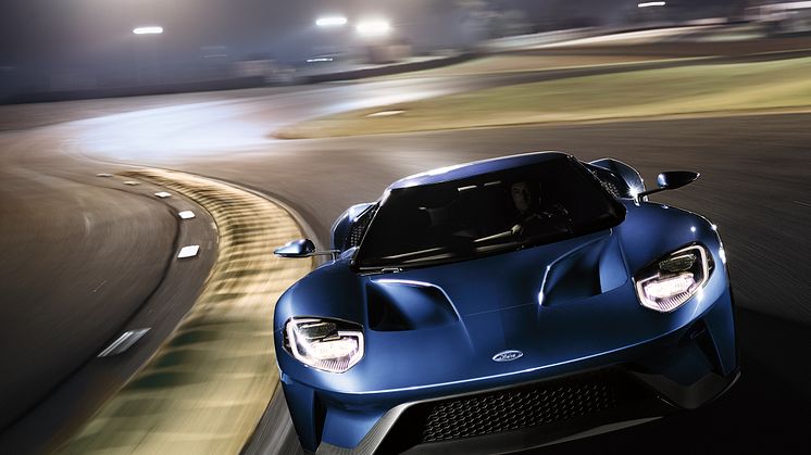 Den nye Ford GT på banen