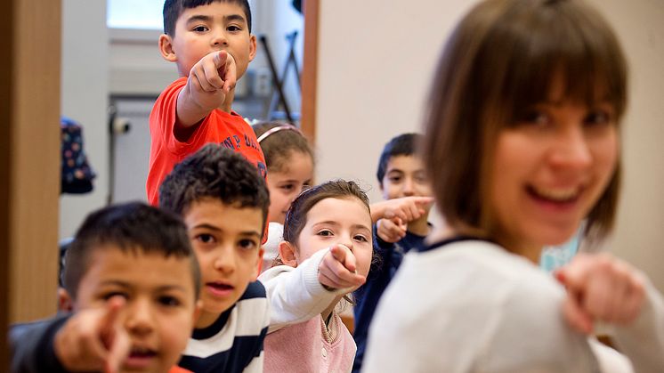 Delar av El Sistema Kristianstad på Näsby skola, foto: Tommy Svensson, Kristianstadsbladet