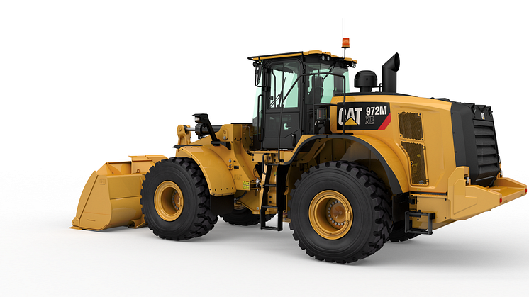 Cat 972M XE hybridhjullastare - vänster bak