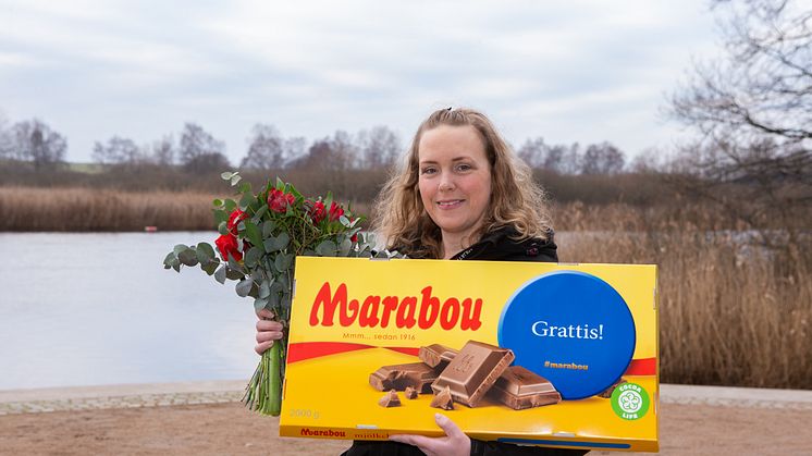 Det vinnande bidraget i Skapa din egen smak-tävlingen skickades in av Eva från Kristianstad och hon får därmed sitt namn på chokladkakan. 