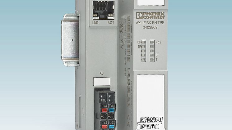 Bus couplers with certification in accordance with Profinet Spec. 2.3